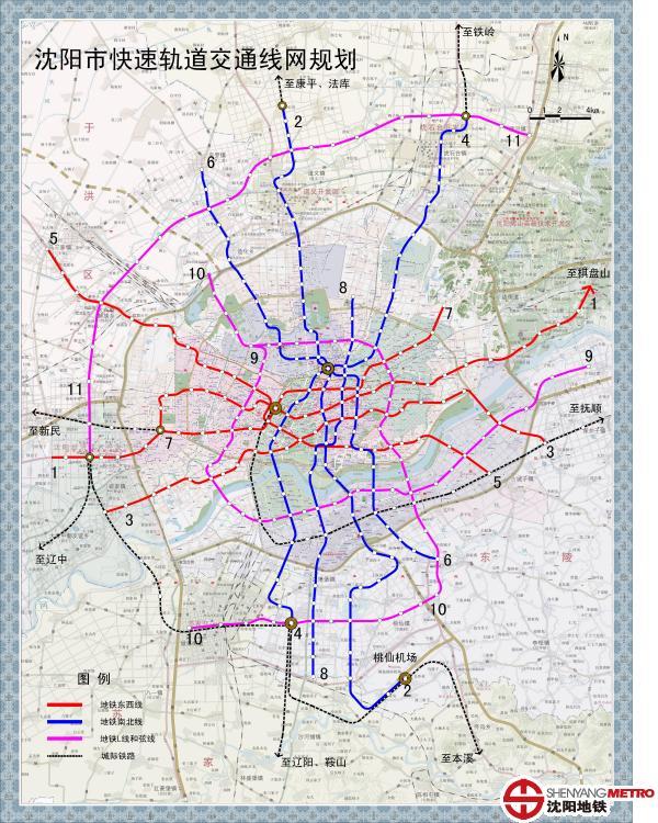 沈阳地铁规划图最新，构建现代化城市交通网络